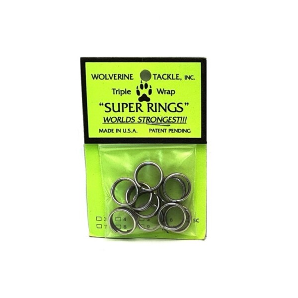 Wolverine 3 Wrap Stainless Steel Split Ring