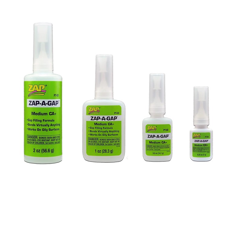 Zap Thin CA Glue 2 Oz - PT-07 Super Glue For Hobby, RC, Woodworking
