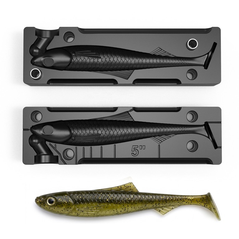 127mm T-Tail Shad Mold