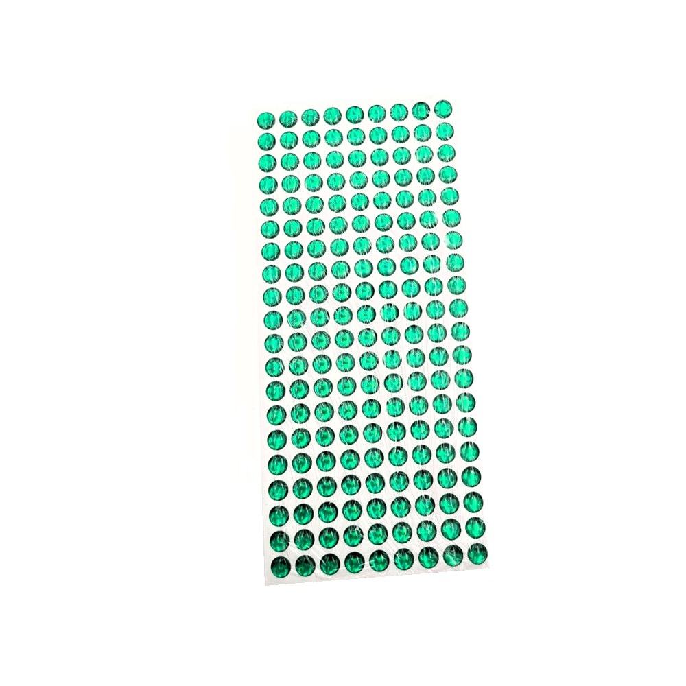 Solid Light Green 10 mm 3 D Eyes